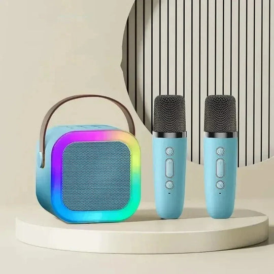 Wireless Karaoke Machine with Integrated Mic and Bluetooth Connectivity