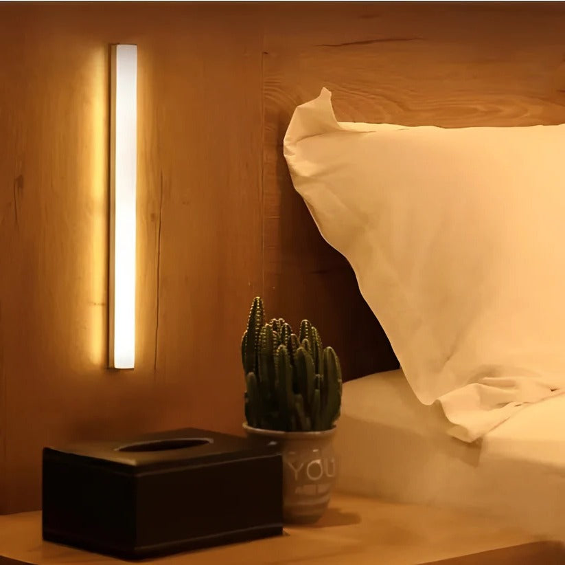 Motion-Triggered LED Strip with Warm Glow for Indoor Ambiance