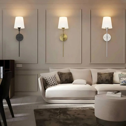 Battery Powered Wall Sconce with Cordless Mounting Design, Set of 2
