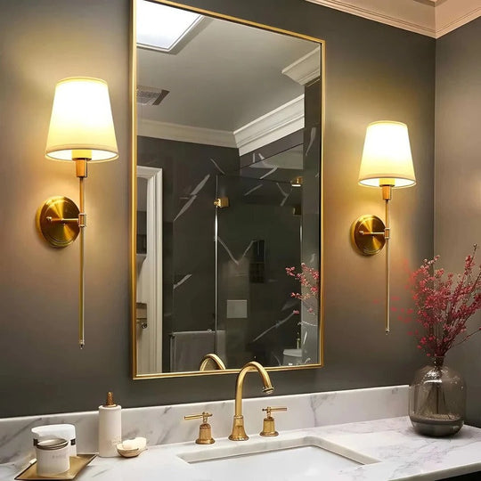 Battery Powered Wall Sconce with Cordless Mounting Design, Set of 2