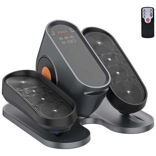 Compact Under Desk Pedal Exerciser with LCD Screen and Remote Control