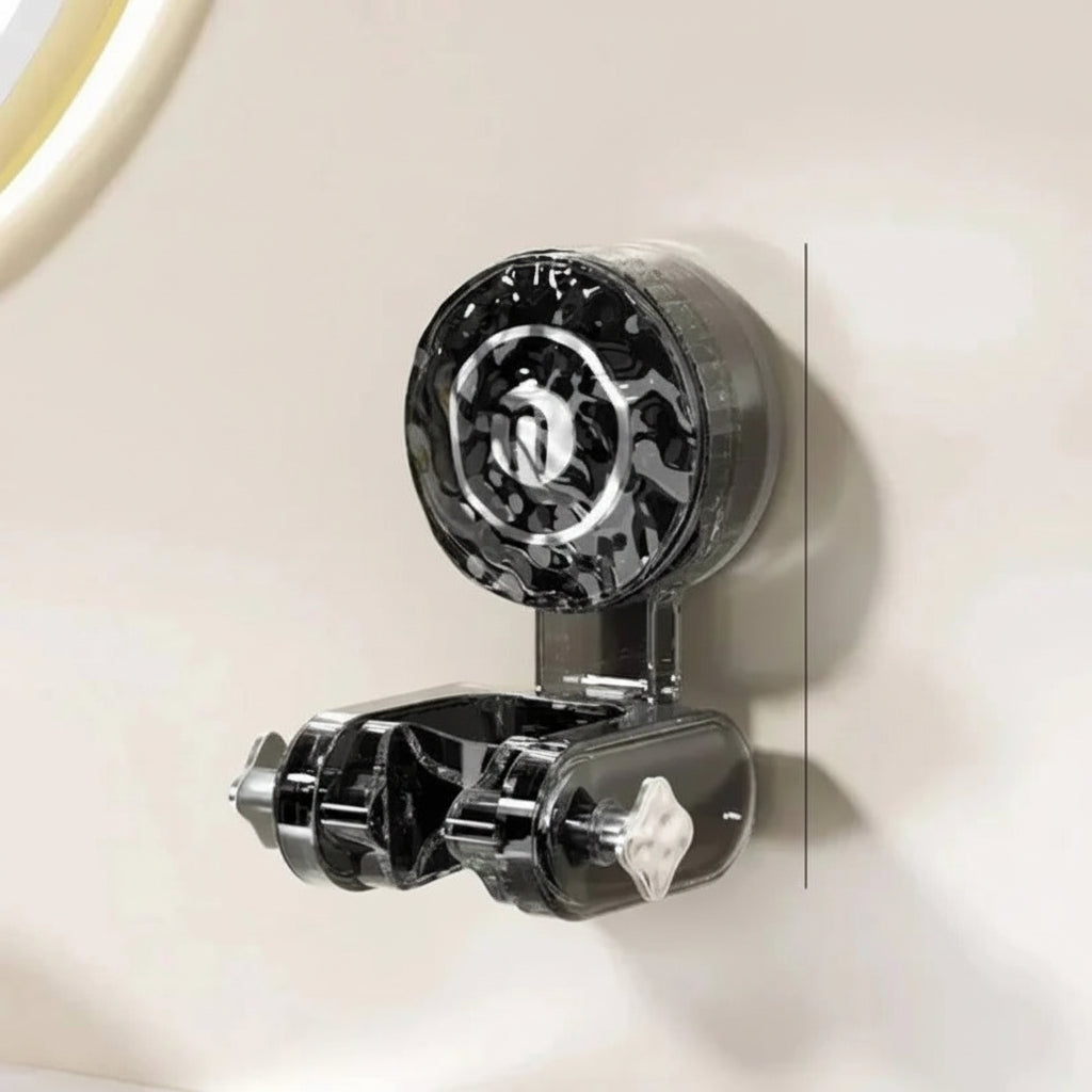 Suction Cup Shower Head Bracket with Adjustable Angle Mount