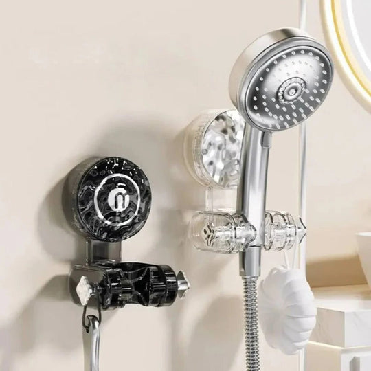 Suction Cup Shower Head Bracket with Adjustable Angle Mount