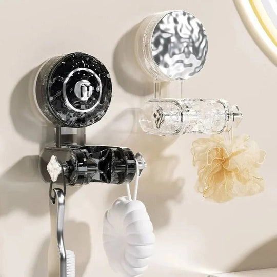 Suction Cup Shower Head Bracket with Adjustable Angle Mount