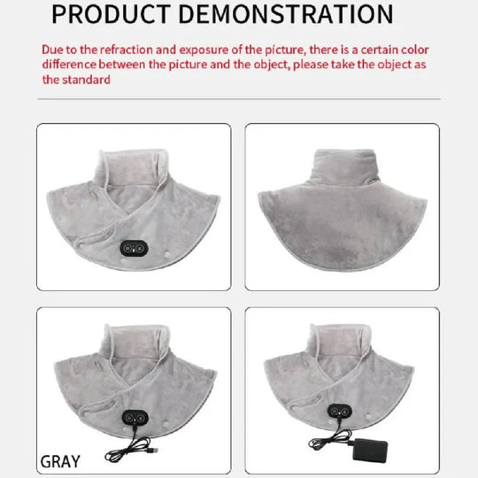 Electric Neck and Shoulder Heating Wrap with 3 Level Temperature Control and Auto Timer