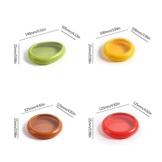 Silicone Food Storage Cover Set with Airtight Seal