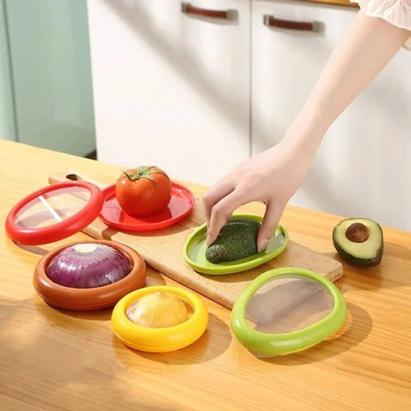 Silicone Food Storage Cover Set with Airtight Seal