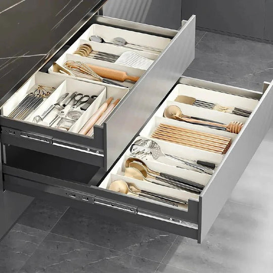 Expandable Compartment Divider Set for Neat Drawer Storage