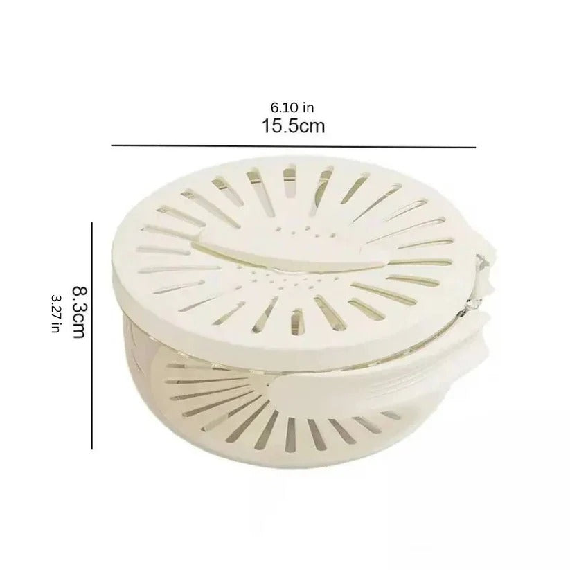 Dual Function Colander and Mixing Bowl Set with Removable Strainer Basket