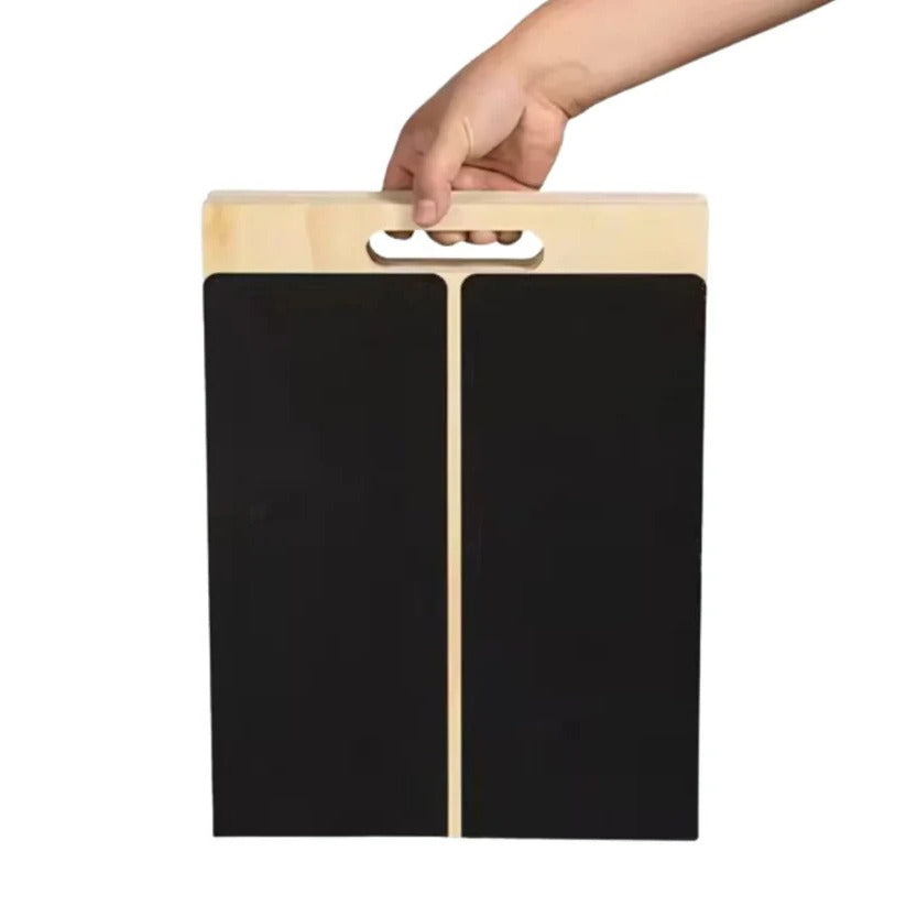 Adjustable Wooden Slant Board with 5 Angles for Stretch Sessions