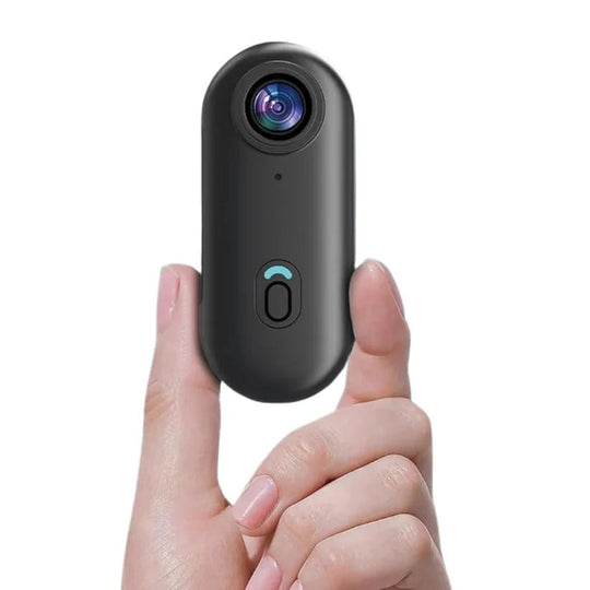 Compact 4K Wearable Action Camera with Waterproof Body and 128GB Internal Memory