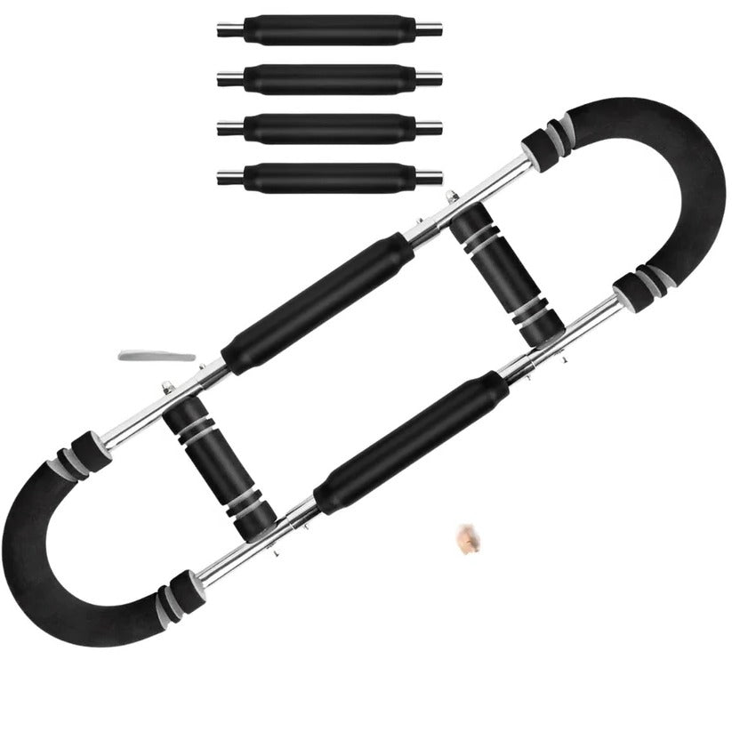Chest Expander with Steel Spring Bars for Arm and Shoulder Training Tool