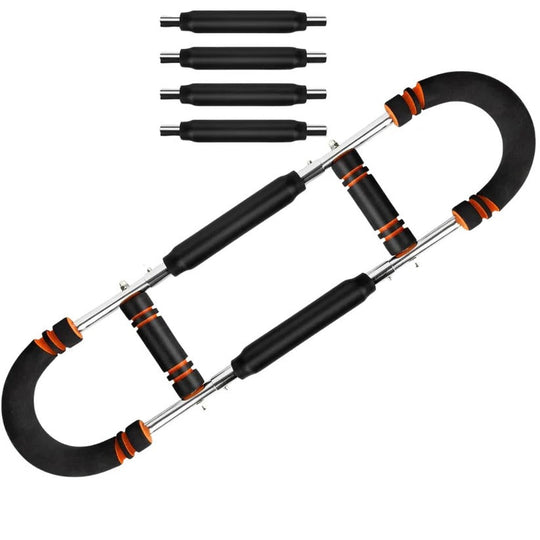 Chest Expander with Steel Spring Bars for Arm and Shoulder Training Tool