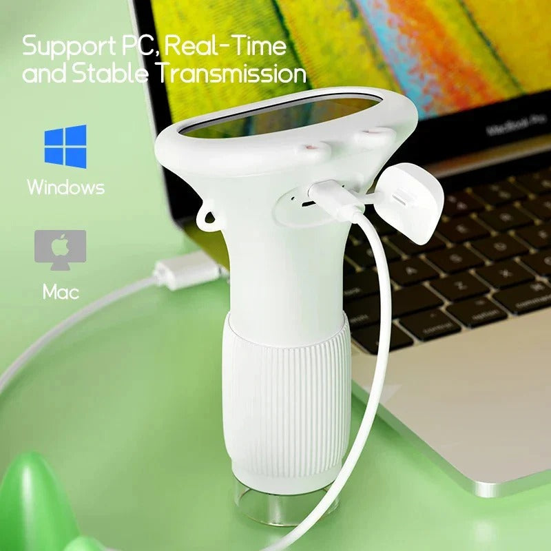 Portable 1000X Handheld Microscope for Kids - Nature and STEM Learning Use