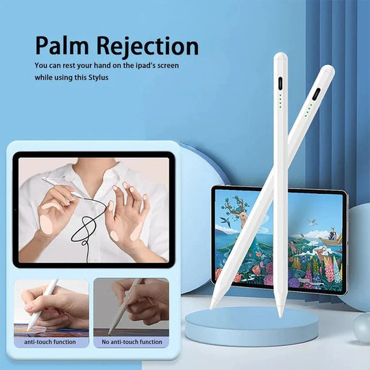 Capacitive Stylus with Magnetic Snap for Tablet Writing Tasks