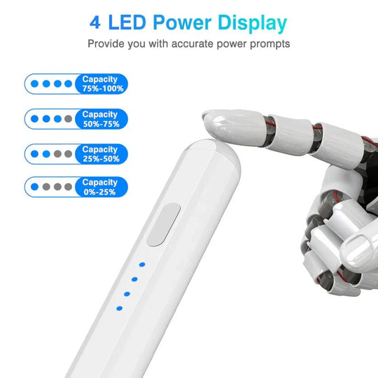 Capacitive Stylus with Magnetic Snap for Tablet Writing Tasks