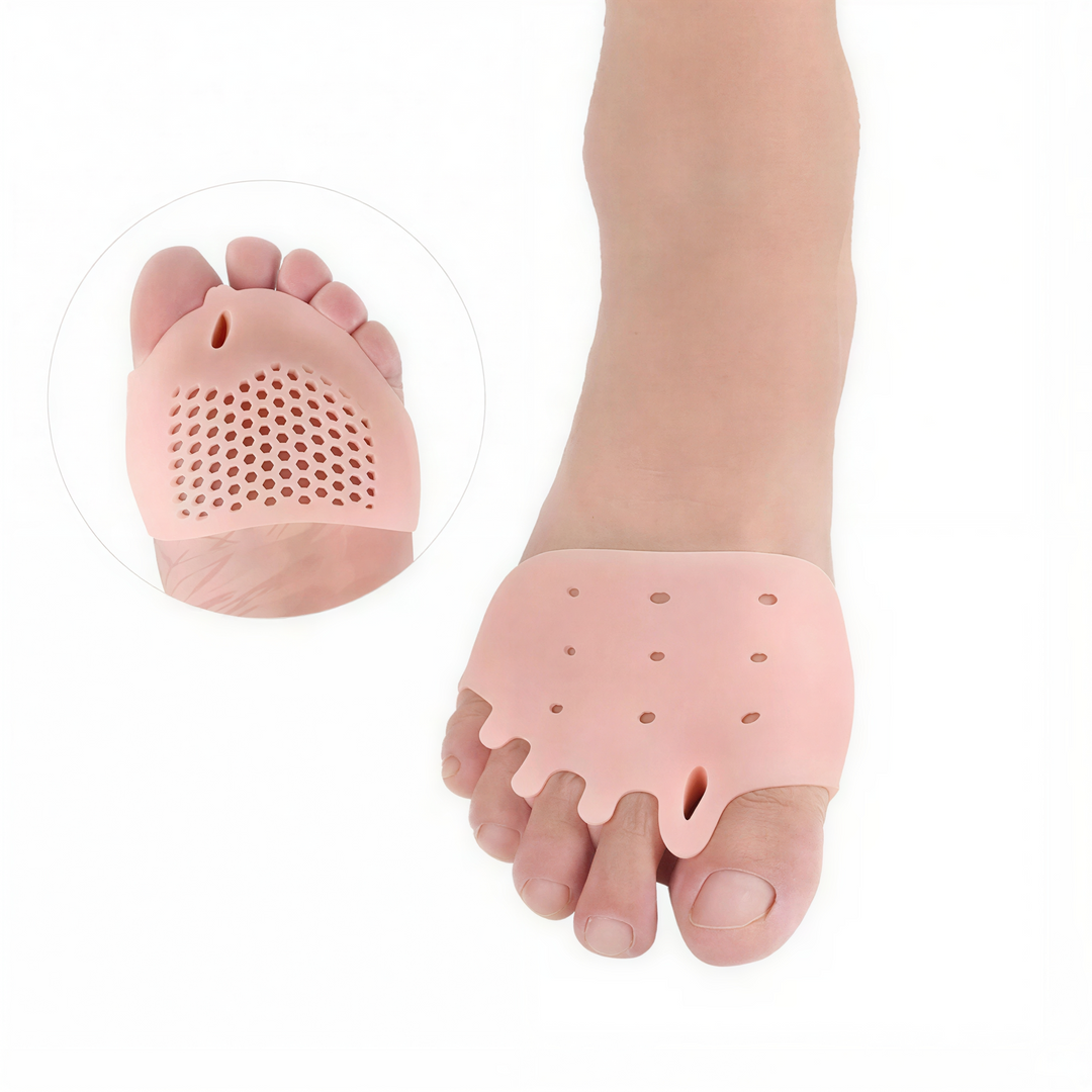 Forefoot Gel Pad with Individual Toe Separator Slots