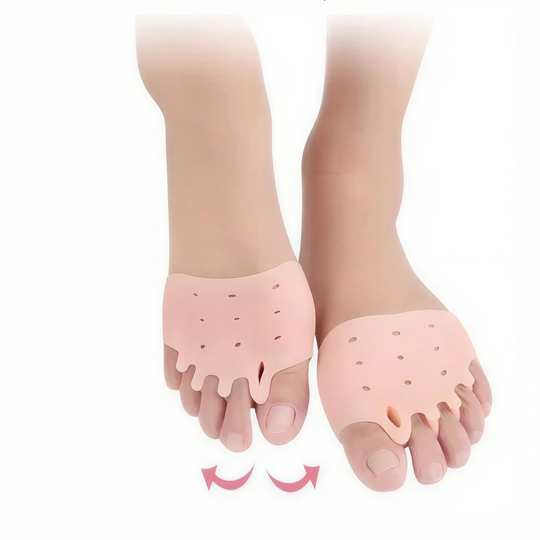 Forefoot Gel Pad with Individual Toe Separator Slots