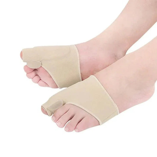 Silicone Gel Toe Sleeve with Fabric Metatarsal Cushion Wrap