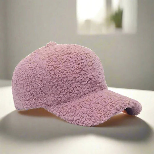 Teddy Fabric Adjustable Hat for Autumn and Winter Casual Wear