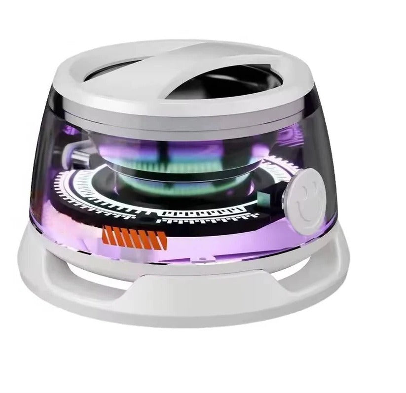 Mini Bluetooth 5.3 Speaker with Magnetic Base and RGB Lighting