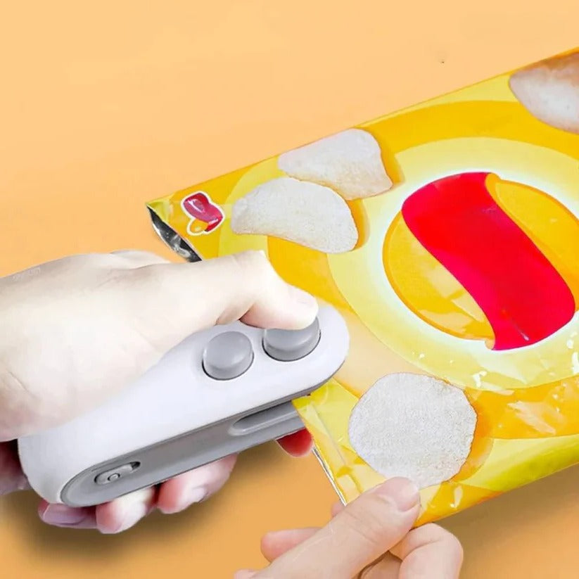 Portable Dual Function Bag Sealer and Cutter for Food Preservation Support