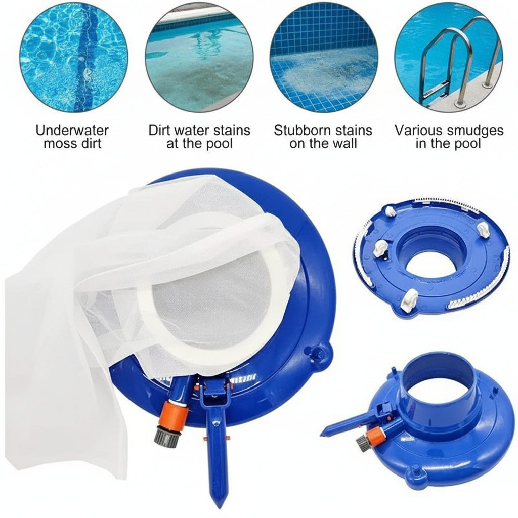 Swimming Pool Leaf Vacuum Cleaner Compatible with Garden Hose