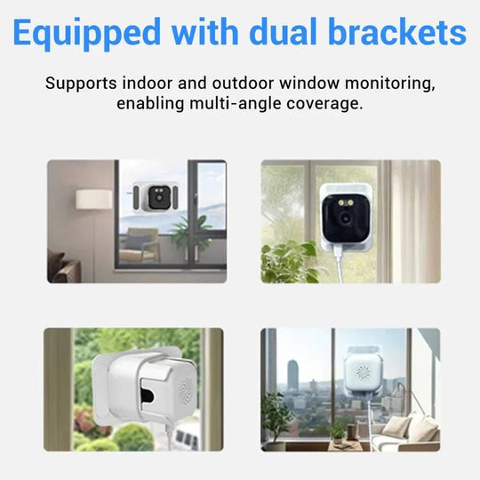 Wi-Fi Window Camera with Colour Night Vision and Two-Way Audio