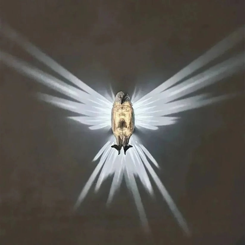 3D Bird Wing Projection Wall Light for Indoor Decorative Lighting