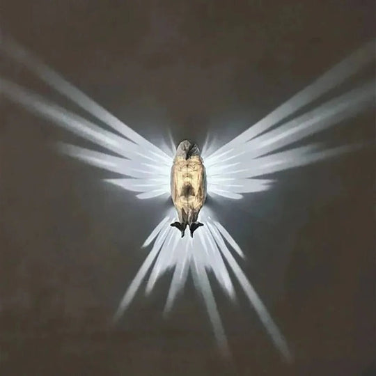3D Bird Wing Projection Wall Light for Indoor Decorative Lighting