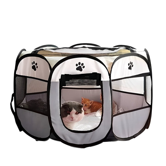 Indoor Outdoor Pet Tent for Cats and Small Dogs