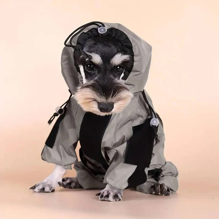Waterproof Dog Raincoat with Adjustable Fit