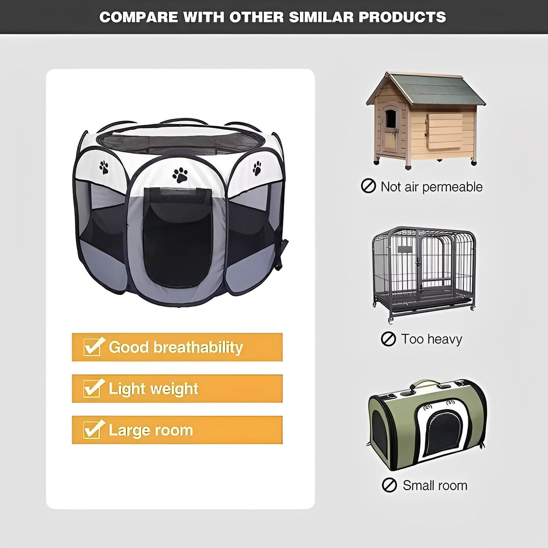 Indoor Outdoor Pet Tent for Cats and Small Dogs