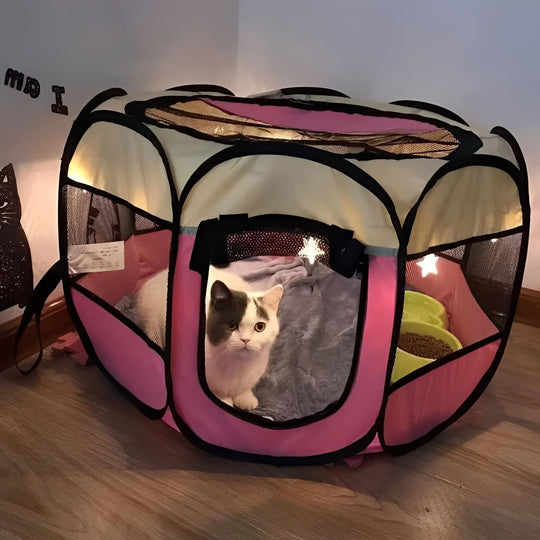 Indoor Outdoor Pet Tent for Cats and Small Dogs