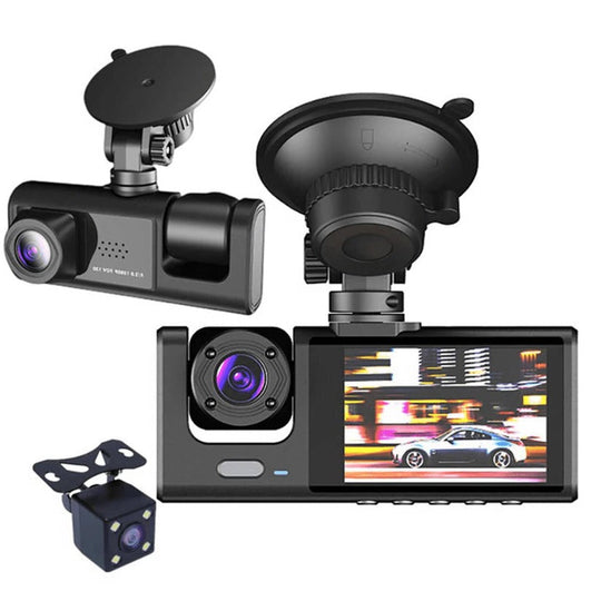 Dual Lens Dash Camera Front and Rear with 2 Inch Screen and Parking Monitor