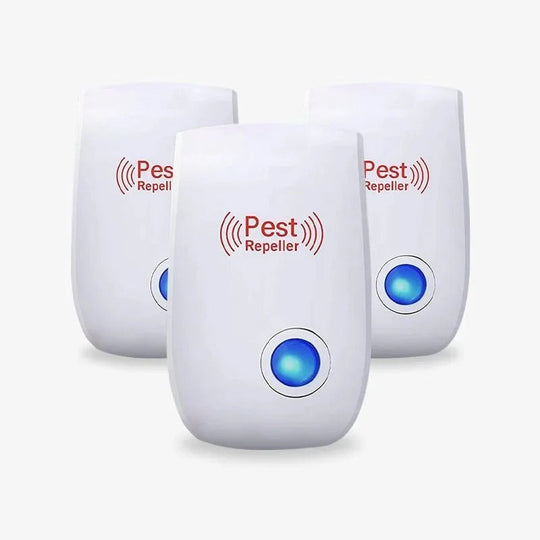 Ultrasonic Pest Repeller for Indoor Home Use with Single Button Design