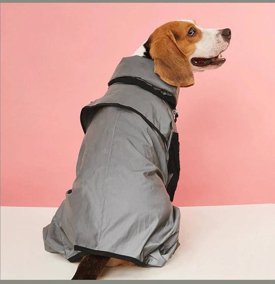 Waterproof Dog Raincoat with Adjustable Fit