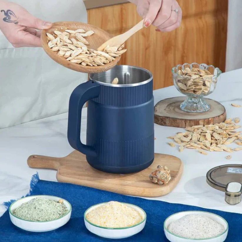 Compact Electric Grain Mill for Fresh Flour and Cereal Grinding