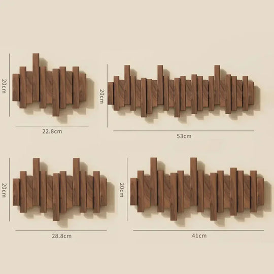 Elegant Wall Coat Rack in Piano Wood – Practical Solution for Organizing Your Entryway