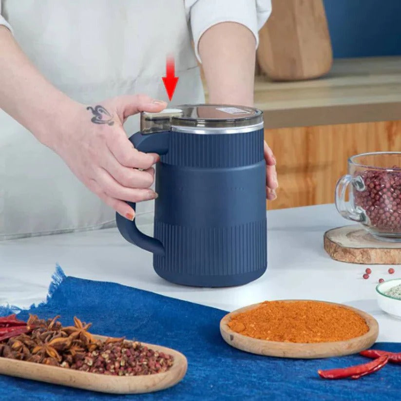 Compact Electric Grain Mill for Fresh Flour and Cereal Grinding