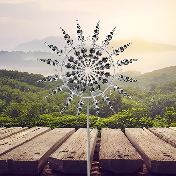 Anti-Rust Magical Metal Windmill, Kinetic Metal Wind Spinners