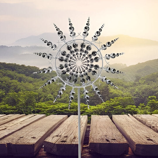 Anti-Rust Magical Metal Windmill, Kinetic Metal Wind Spinners