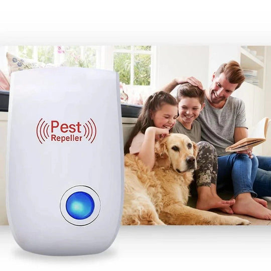 Ultrasonic Pest Repeller for Indoor Home Use with Single Button Design