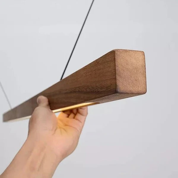 Hanging Pendant Light with Adjustable Height and LED Illumination