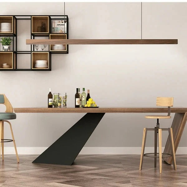 Hanging Pendant Light with Adjustable Height and LED Illumination