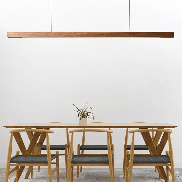 Hanging Pendant Light with Adjustable Height and LED Illumination