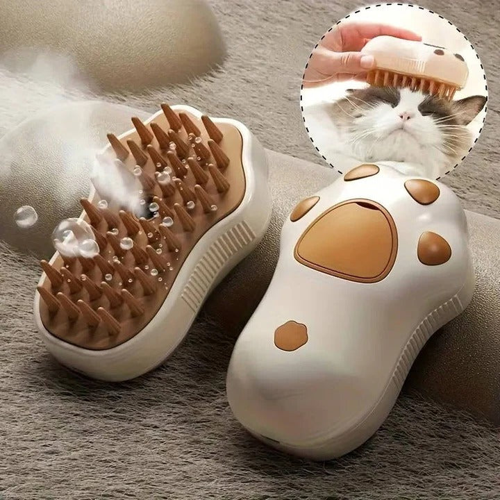 Steam Pet Grooming Brush for Dogs