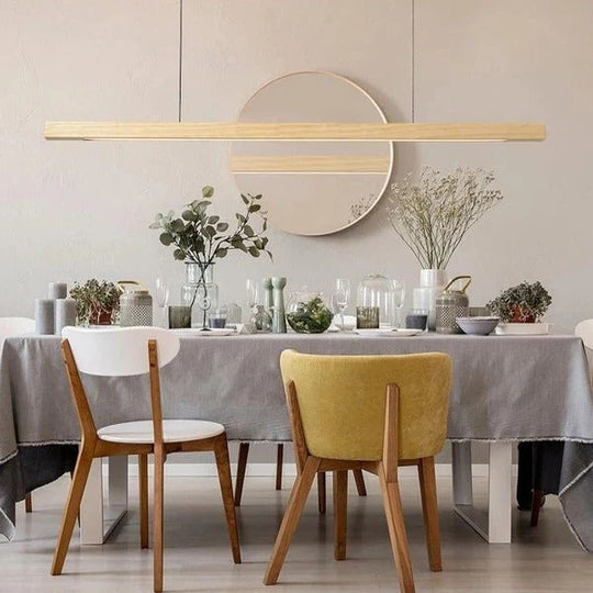 Hanging Pendant Light with Adjustable Height and LED Illumination