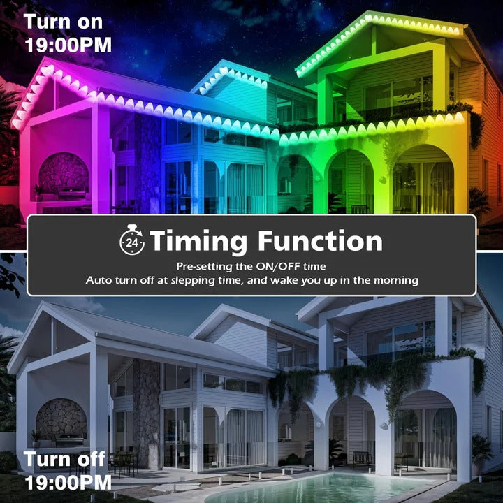Outdoor Soffit LED Lighting Kit App Controlled Design
