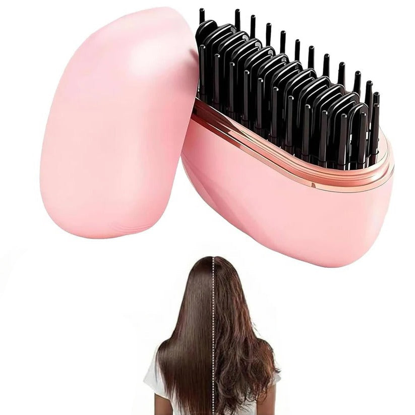 Compact Cordless Heated Straightening Comb, USB Rechargeable
